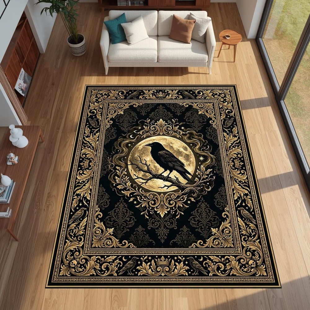 Commercial Dishwasher Table - Alfombra grande con estampado de luna