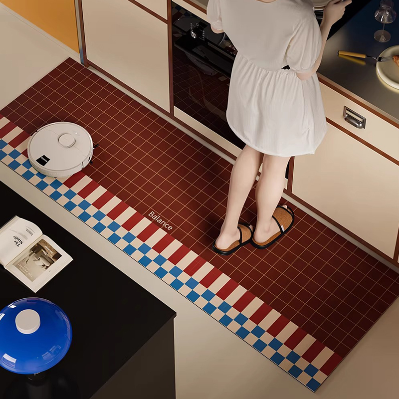 Commercial Kitchen Mats - Alfombra de Cocina Larga, Impermeable, Antideslizante,