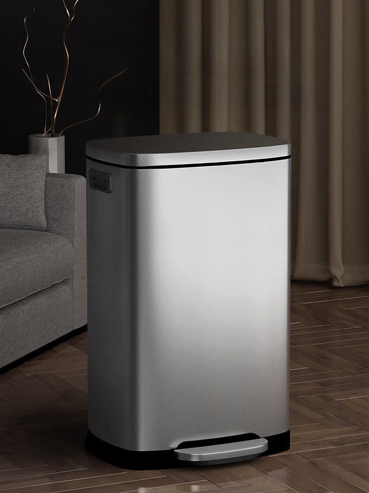 Commercial Kitchen Garbage Can - Gran capacidad de acero inoxidable Tra