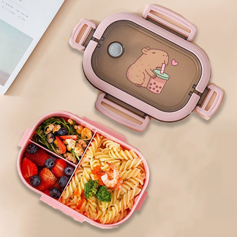 Commercial Kitchen Setup - Fiambrera Bento de Capibara con estampado