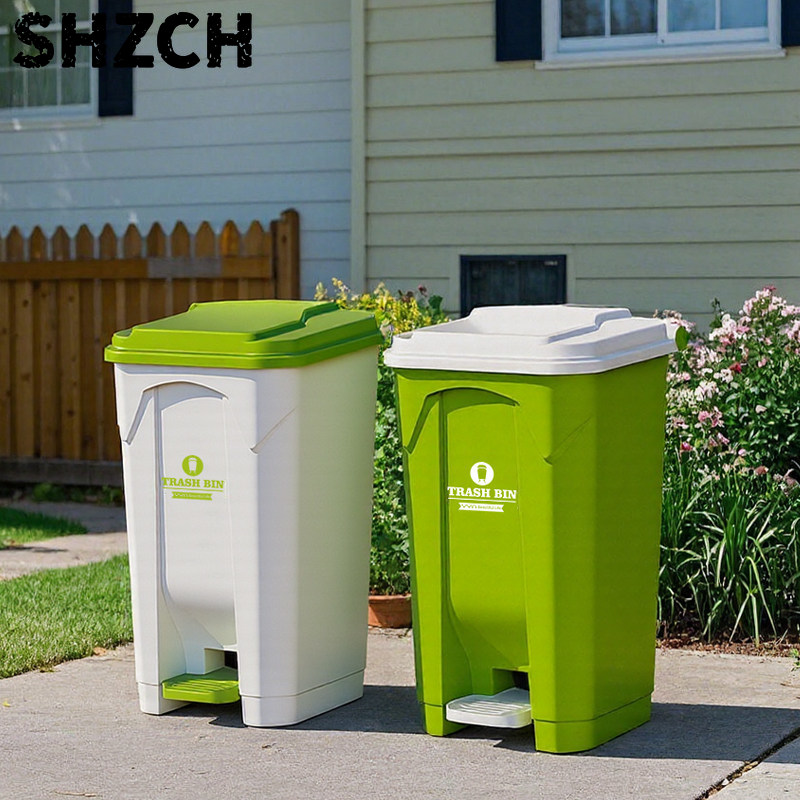 Commercial Kitchen Garbage Can - Contenedor de Basura Grande para Exteriores,