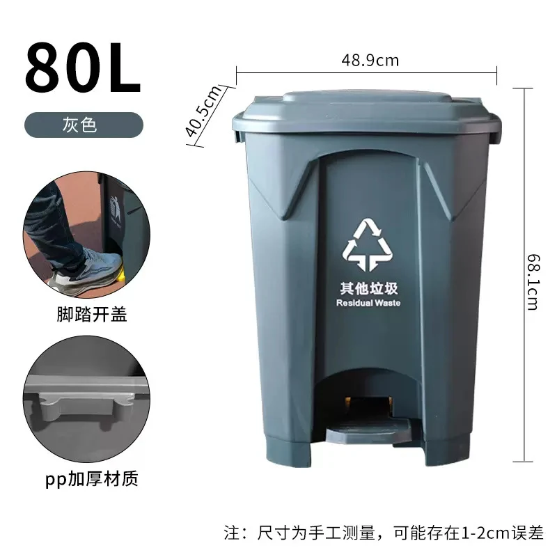 Contenedor de Basura con Pedal - Commercial Kitchen Garbage Can reseña y precio