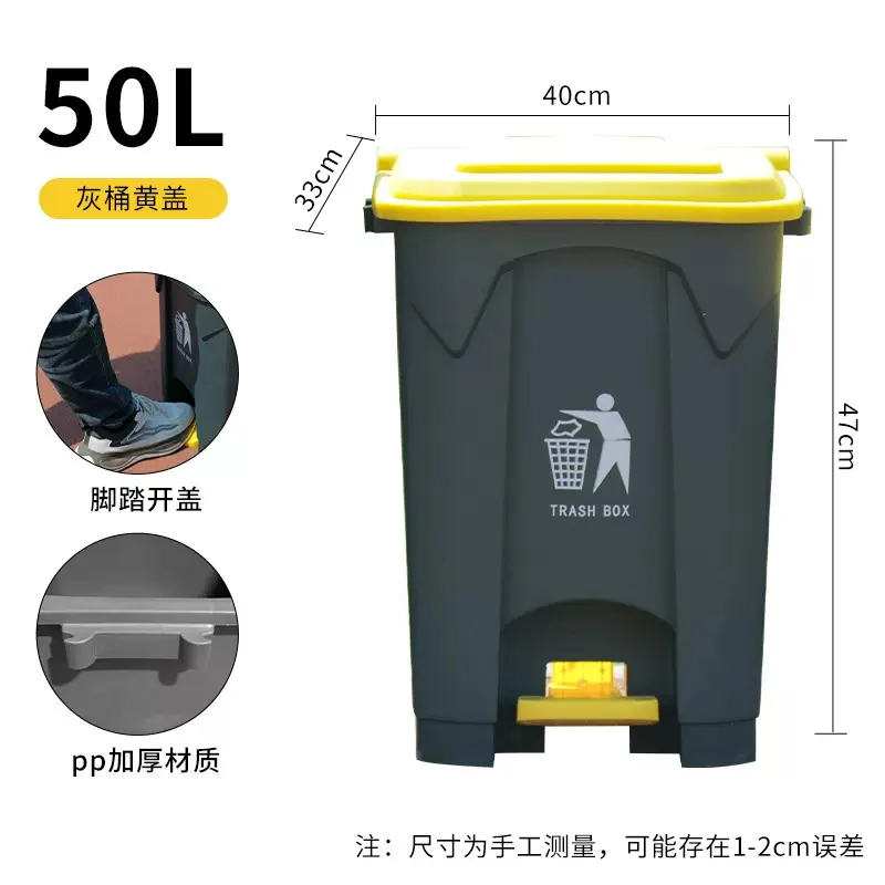 Contenedor de Basura con Pedal - Commercial Kitchen Garbage Can reseña y precio