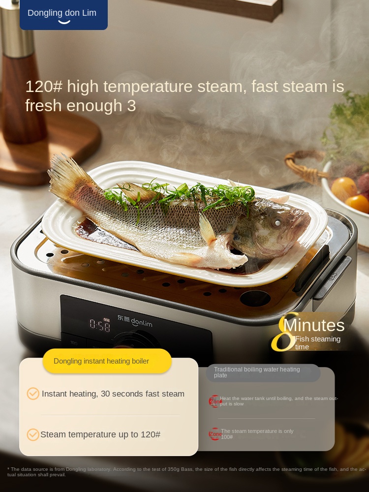Donlim DL-1005-vaporera multif - Commercial Kitchen Steamer reseña y precio