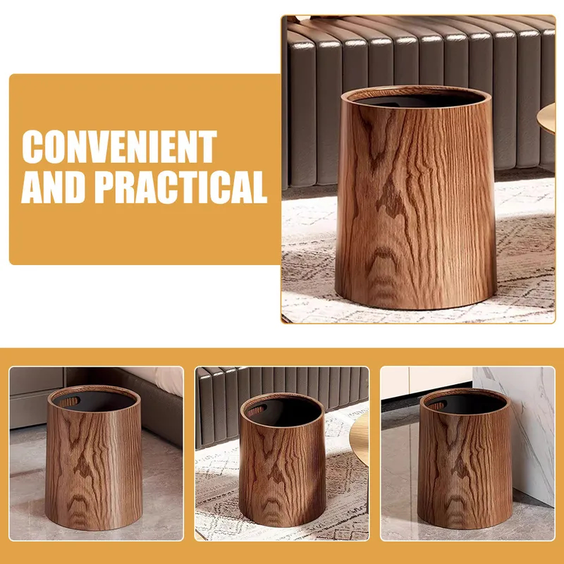 Cubo de Basura de Madera Durad - Commercial Kitchen Garbage Can reseña y precio