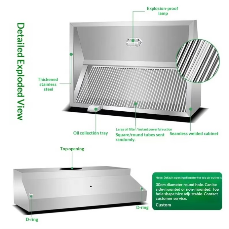 Campana Extractora Comercial P - Commercial Kitchen reseña y precio