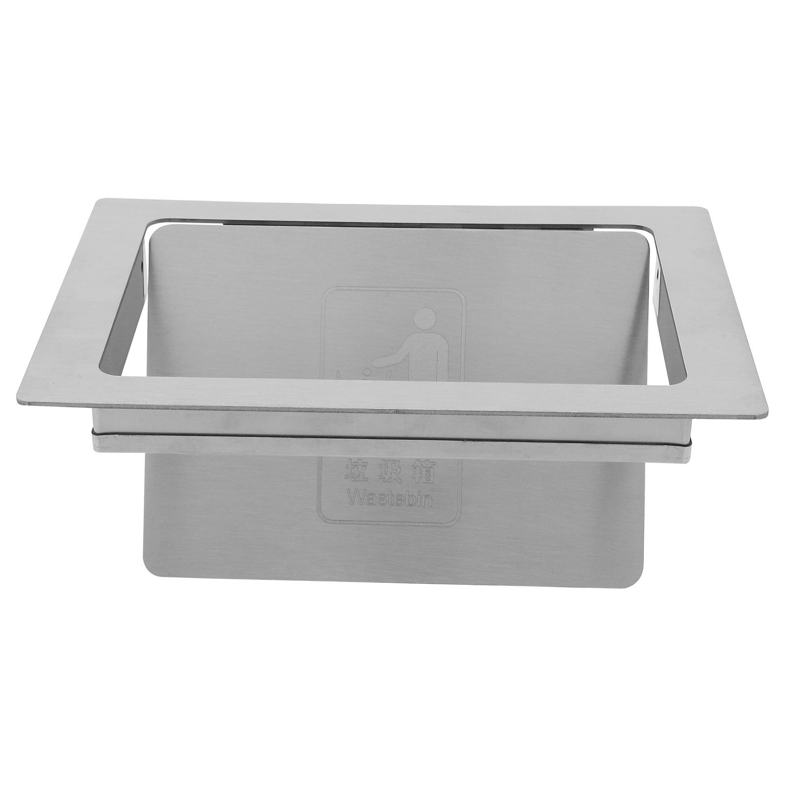 Tapa de cubo de basura empotra - Commercial Kitchen Garbage Can reseña y precio