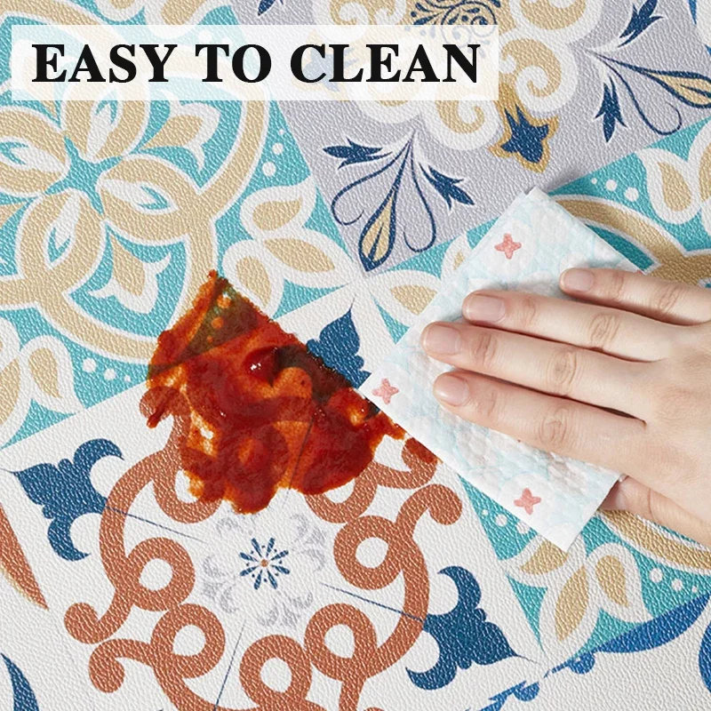 Alfombra de suelo de cocina, a - Commercial Kitchen Vinyl Flooring reseña y precio