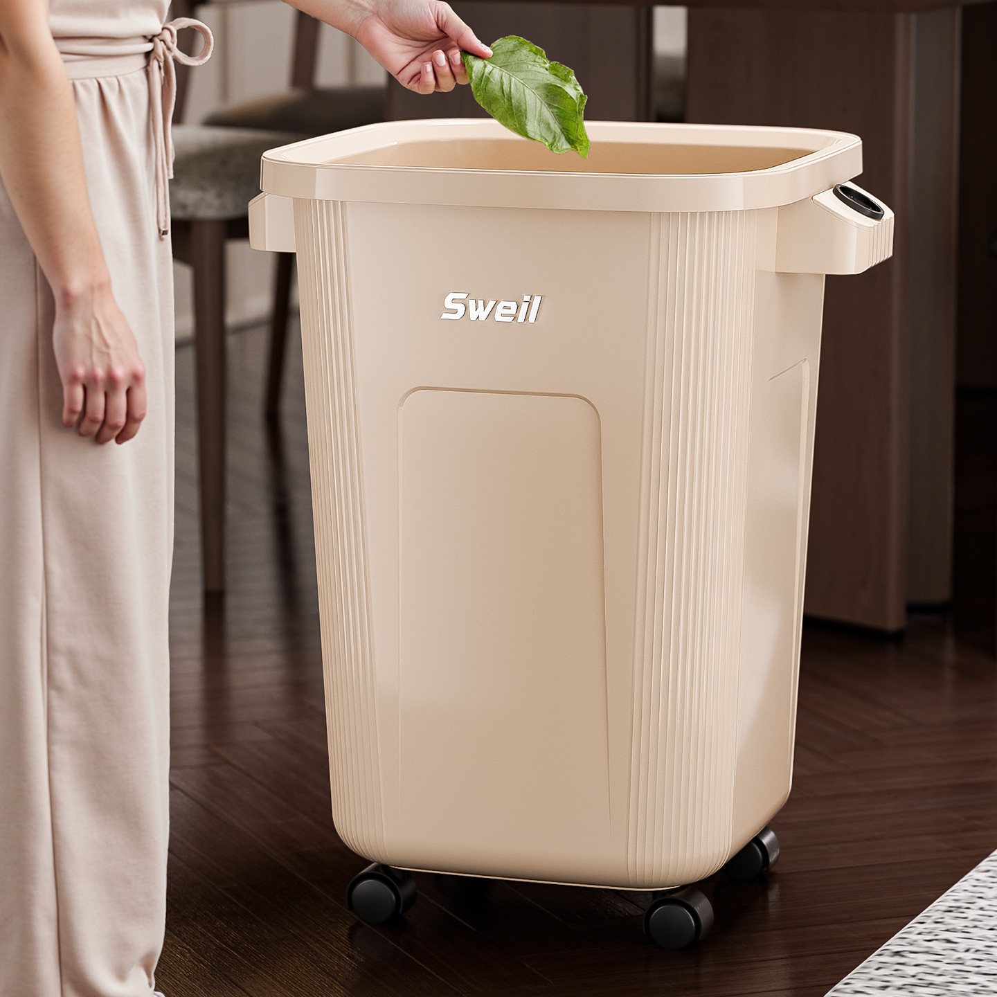 Contenedor de Basura Grande co - Commercial Kitchen Garbage Can reseña y precio