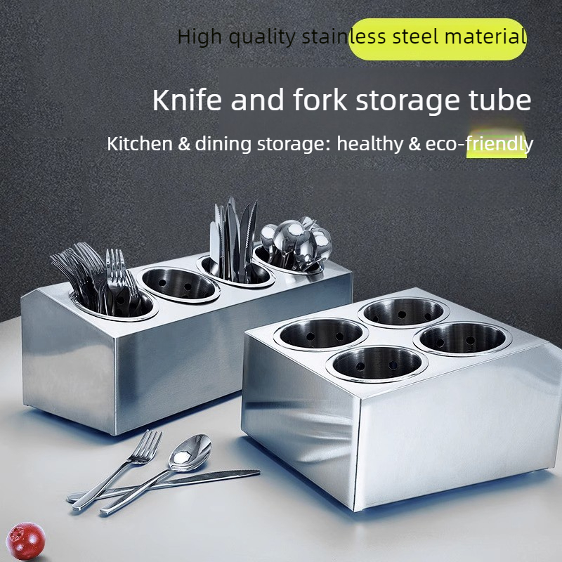 Cesta de acero inoxidable para - Commercial Kitchen Knife Storage reseña y precio