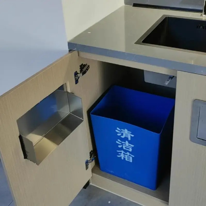 Tapa de cubo de basura abierta - Commercial Kitchen Garbage Can reseña y precio