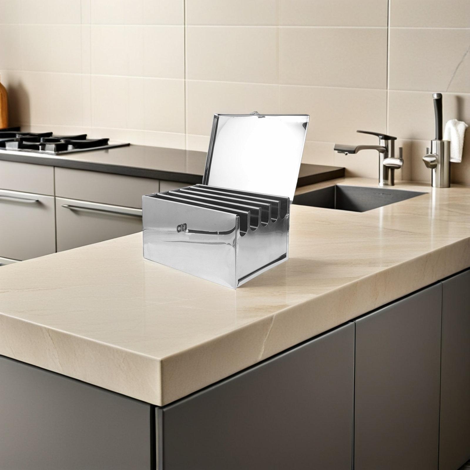 Caja de Almacenamiento de Cuch - Commercial Kitchen Knife Storage reseña y precio