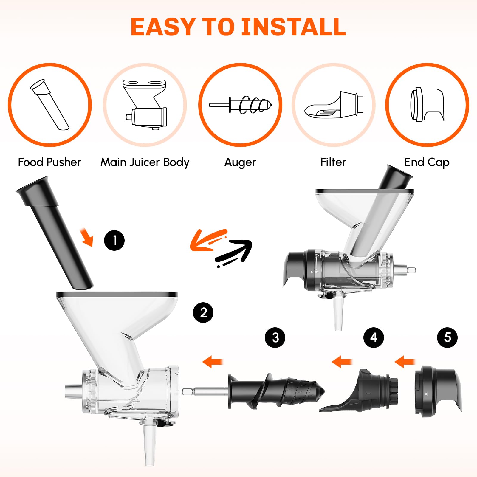 Accesorio de Exprimidor Mastic - Commercial Kitchen Juicer reseña y precio