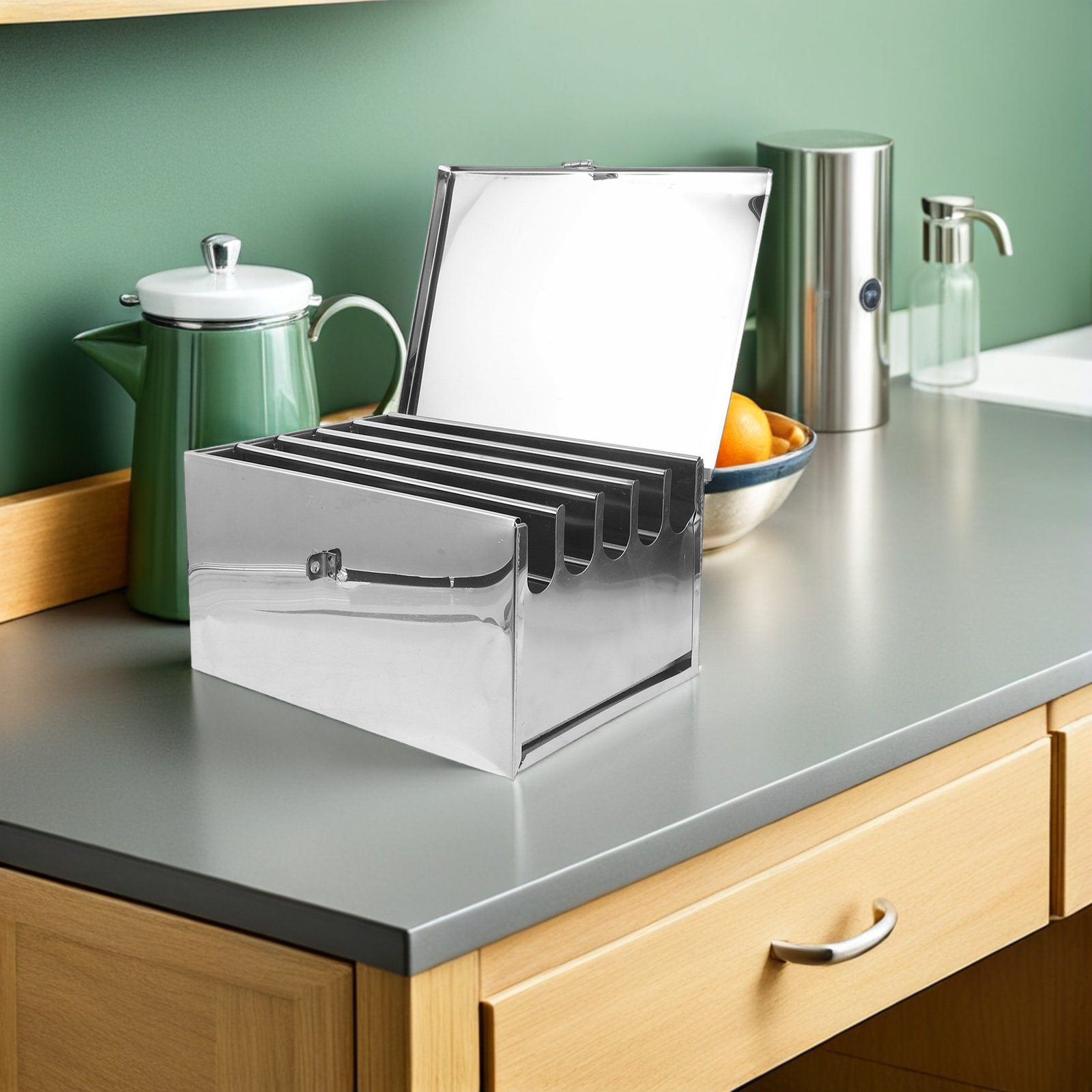 Caja de Almacenamiento de Cuch - Commercial Kitchen Knife Storage reseña y precio